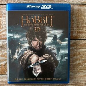 The Hobbit: The Battle of the Five Armies [3D Blu-ray + Blu-ray] 5 Disc~like new